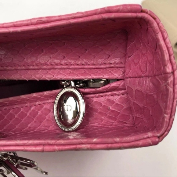Dior Large Lady Dior Python 2Way Bag - Picture 7 of 16
